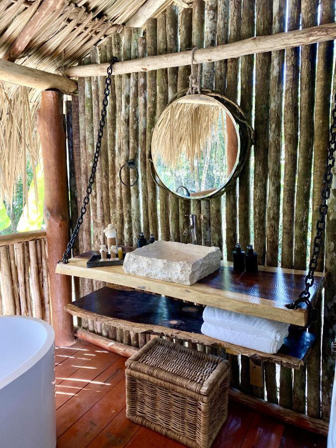 ホテル Nuscaa Boutique Tree House & Spa プエルト・モレロス エクステリア 写真